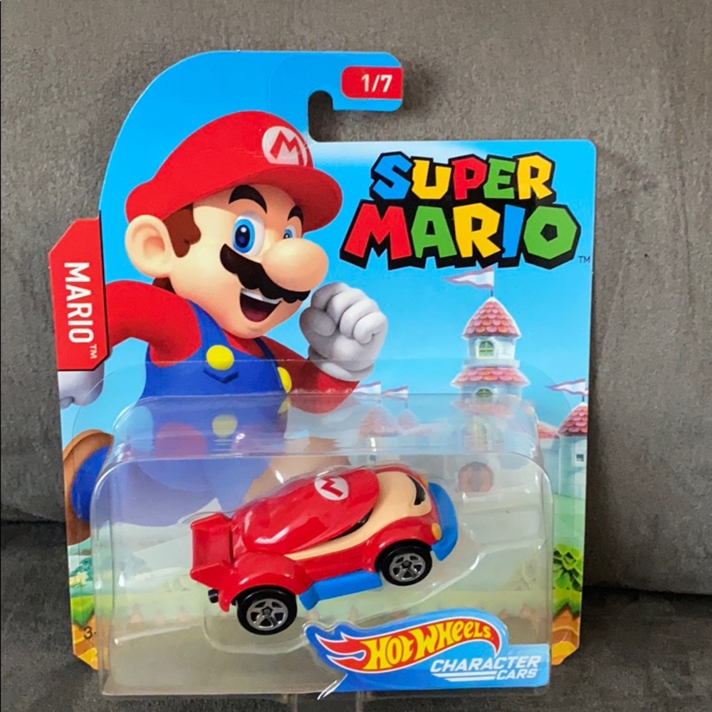 Hot Wheels Super Mario Character Cars Mario
